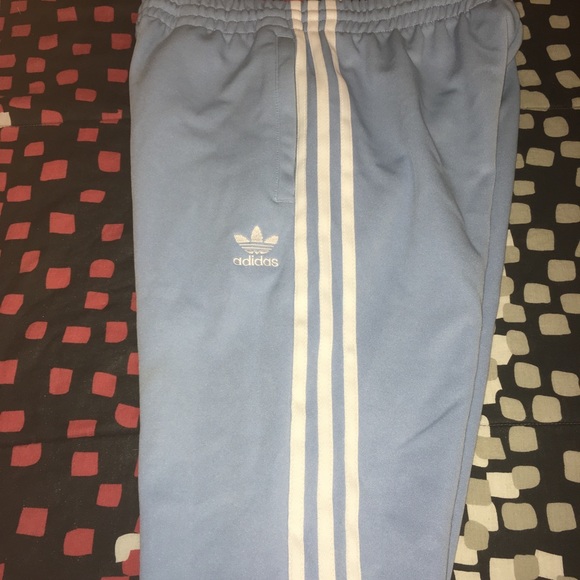 Blue adidas joggers - Picture 2 of 3